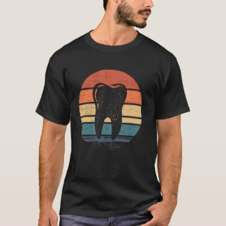 T-shirt 0 Cadeaux Rétro Molaires Dentiste pour Hygiéniste