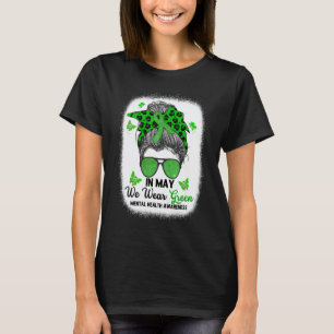 T-shirt 0 Chignon Décoiffé En Mai Nous Portons Du Vert San