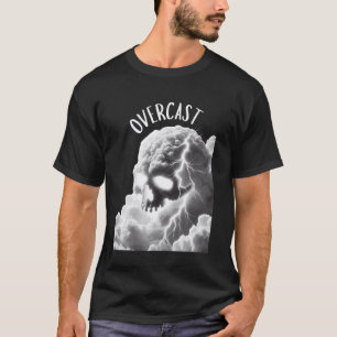 T-shirt 0 Ciel couvert Crâne Nuage Punk Santé mentale Acti
