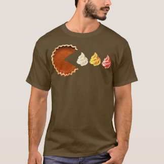 T-shirt 0 Drôle Citrouille tarte Thanksgiving pour les fem