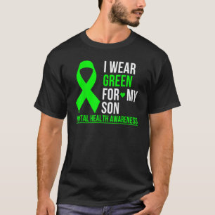 T-shirt 0 Je porte du vert pour mon fils, Sensibilisation