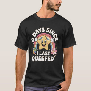 T-shirt 0 Jours Depuis Mon Dernier Pet Vaginal