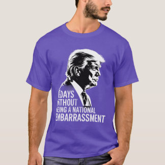 T-shirt 0 Jours Sans Être Un Embarras National, Hum