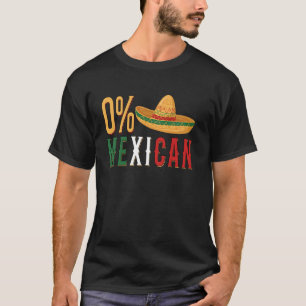 T-shirt 0 Mexicain Drôle Cinco De Mayo Fête Mexicaine Somb
