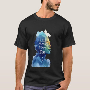 T-shirt 0 Minimalistes Moins de Stress Plus Zen Santé Ment