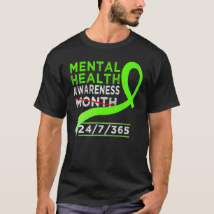 T-shirt 0 Mois de sensibilisation à la santé mentale de ma