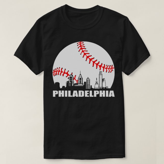 T-shirt 0 Philadelphie Centre-Ville Philadelphie Shirt Bas (Design devant)
