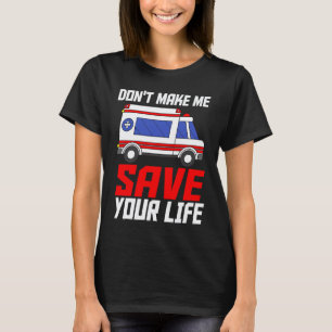 T-shirt 0 Préposé à l'ambulance paramédicale Services médi
