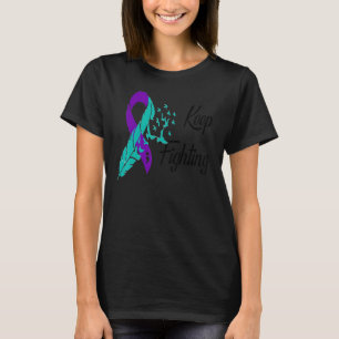 T-shirt 0 Ruban de la lutte continue Santé mentale Suicide