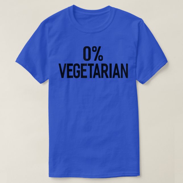 T-shirt 0 Végétarien (Design devant)