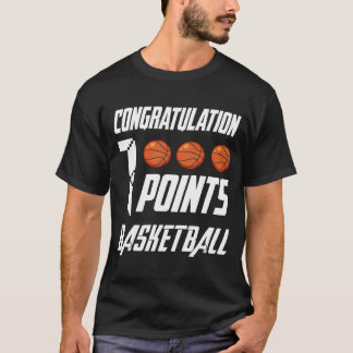T-shirt 1000 Points Basketball Scorer High School Basketba