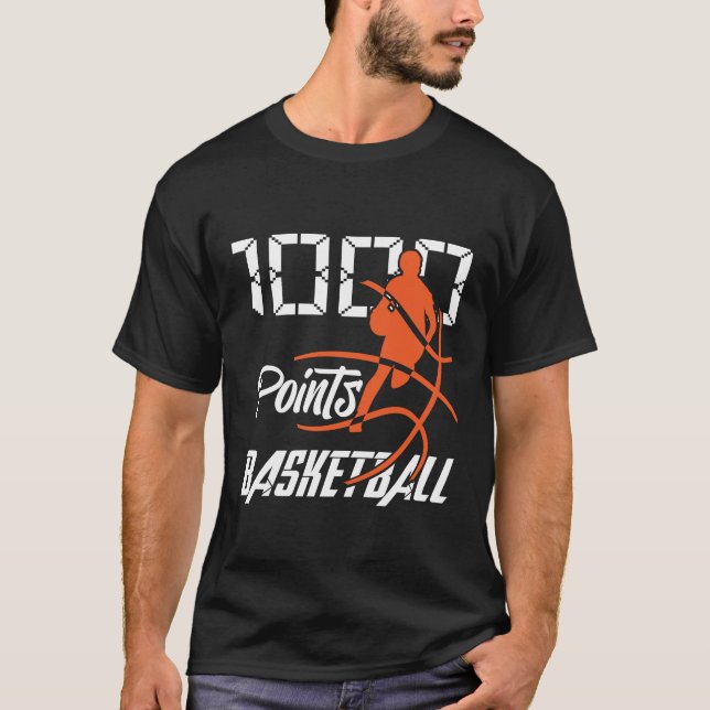 T-shirt 1000 Points Basketball Scorer High School Basketba (Devant)