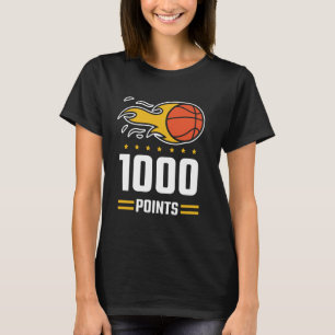 T-shirt 1000 Points Basketball Scorer High School Basketba