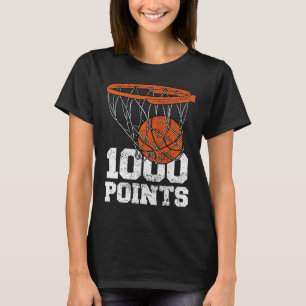 T-shirt 1000 Points Bysketbyll Scorer High School Bysketby