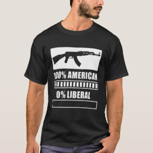 T-shirt 100 Américain 0 Libéral Arme à feu Républicain Lib