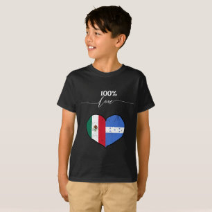 T-shirt 100 Amour Baby hondurien et mexicain