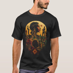 T-shirt 100 ans d'histoire des Noirs – Passé Présent Futur