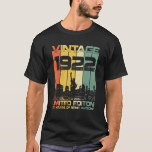 T-shirt 100 ans Vintage 1922 100e