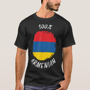 T-shirt 100 Chemise arménienne Fière du drapeau arménien