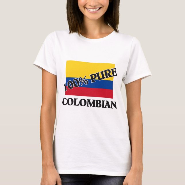 T-SHIRT 100 % COLOMBIEN (Devant)