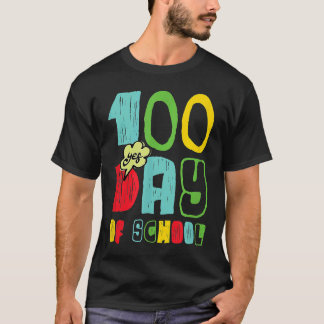 T-shirt 100 Day of School for Kids Child Yes