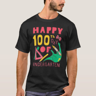 T-shirt 100 days 100th Day Of School Kindergarten