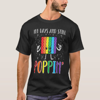 T-shirt 100 Days And Still Poppin 100th Day Of School Boys