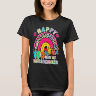 T-shirt 100 Days Of Kindergarten  Happy 100th Day Of Schoo