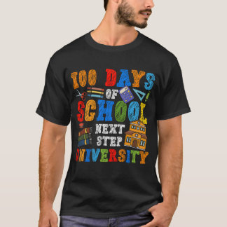 T-shirt 100 Days of School Net Step University
