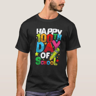 T-shirt 100 Days Of School Teacher And Student Premium