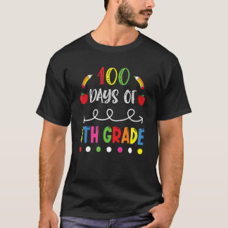 T-shirt 100 Days of Seventh Grade Teacher 100th Day of Sch