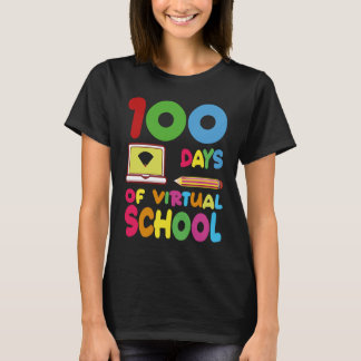T-shirt 100 Days Of Virtual School 2023