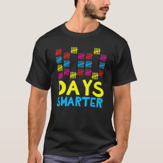 T-shirt 100 Days Smarter Happy 100th Day Of School Student