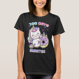 T-shirt 100 Days Smarter Magical Learning Unicorn with Don