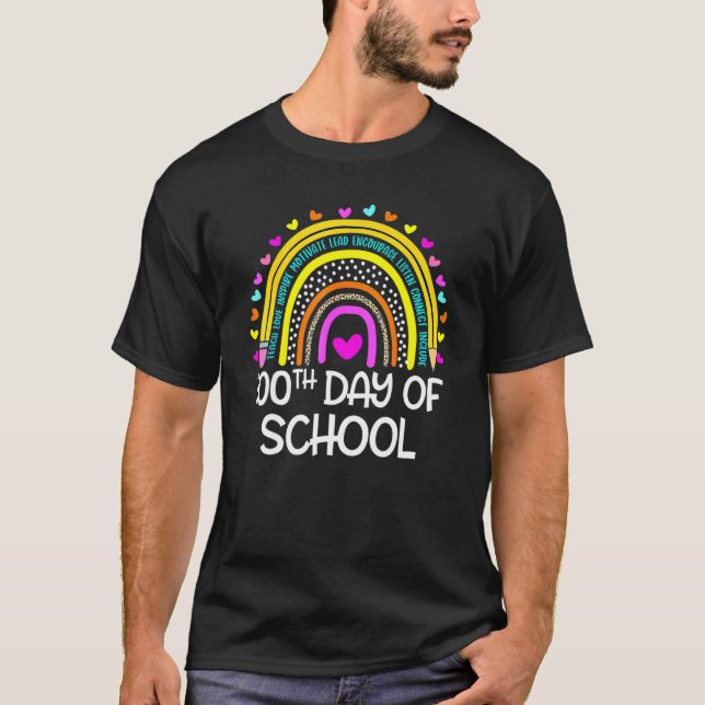 T-shirt 100 Days Smarter Teacher Student 100th Day Of Scho (Devant)