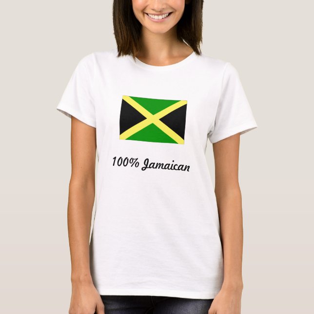 T-shirt 100% jamaïcain (Devant)