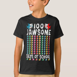 T-shirt 100 Jawsome Days of School Shark 100th Day of Scho