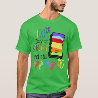 T-shirt 100 Jours 100 De L'École Toujours Le Remplir Drôle