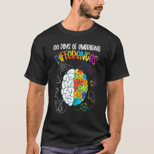 T-shirt 100 jours d'acceptation des différences, professeu