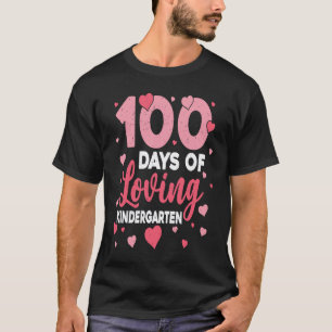 T-shirt 100 jours d'amour à la maternelle 100e jour d'écol
