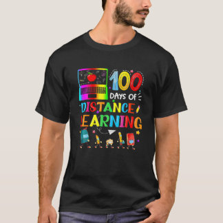 T-shirt 100 Jours D'Apprentissage À Distance