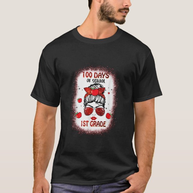 T-shirt 100 Jours de 1ère année Enseignant ou étudiant (Devant)