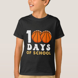 T-shirt 100 Jours De Basketball Enseignant Amusant
