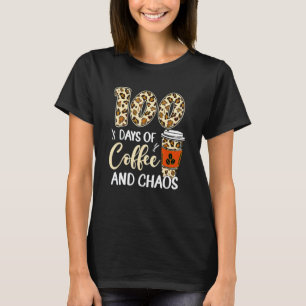 T-shirt 100 jours de café et de chaos 100e jour d'école F