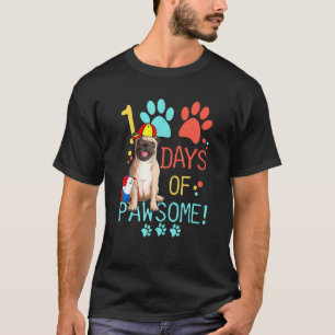 T-shirt 100 Jours De Carlin Scolaire Chien 100 Jours De Pa
