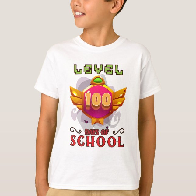 T-shirt 100 Jours De Chemise D'École |100e jour Enseignant (Devant)
