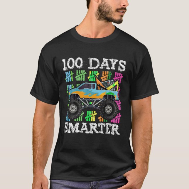 T-shirt 100 Jours De Chirt-Camion Smarter Monster (Devant)