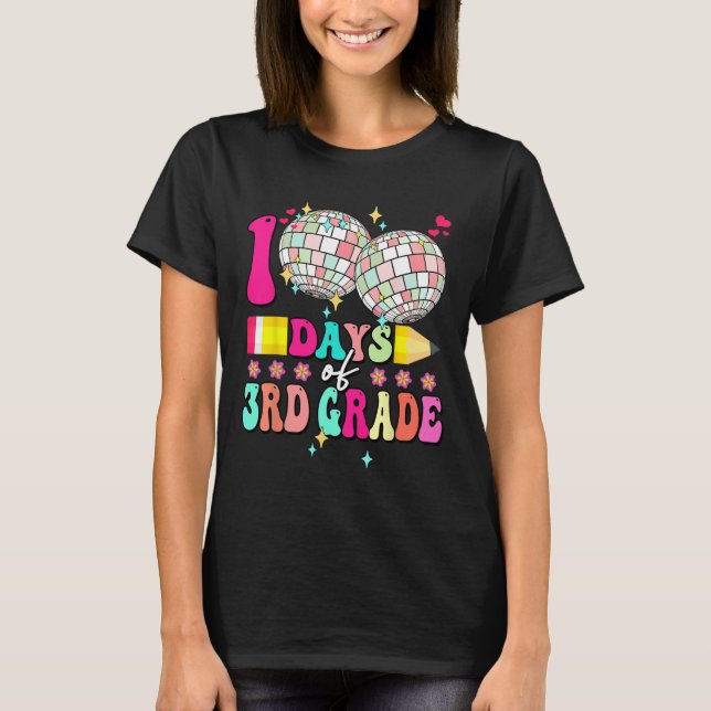 T-shirt 100 Jours De Crayon 3E Année 100E Jour De L'École  (Devant)
