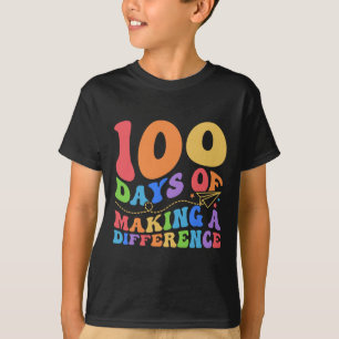 T-shirt 100 Jours de faire la différence 100e Jour Tea de