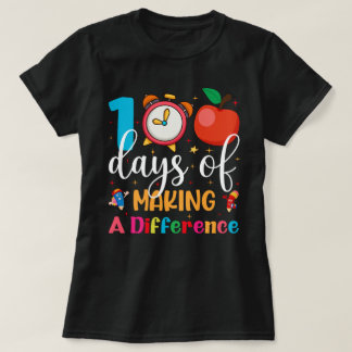 T-shirt 100 jours de faire une différence à l'école